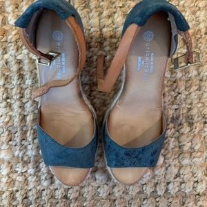 Leather Espadrilles / Wedges